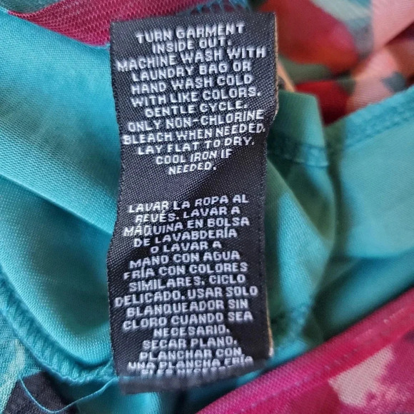 ZAC & RACHEL | Square Neck Mesh Top in Deep Lake sz 2X - Picture 8 of 8